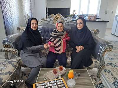 عیادت از همکار دارای بیماری خاص به مناسبت روز ملی بیماران خاص و صعب العلاج